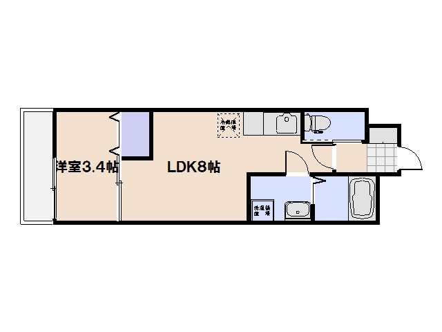 月光五日市壱番館 間取り図