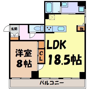Ｊスクエア高岳 間取り図