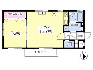 ウエストパレスK 間取り