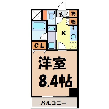 グランルージュ栄Ⅱ 間取り図