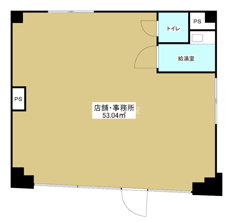 １階北号室 間取り