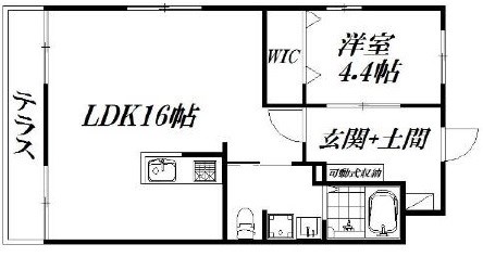 ヴィラ初生 間取り図