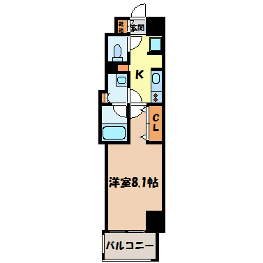 スリーアイランドタワー千種 間取り図