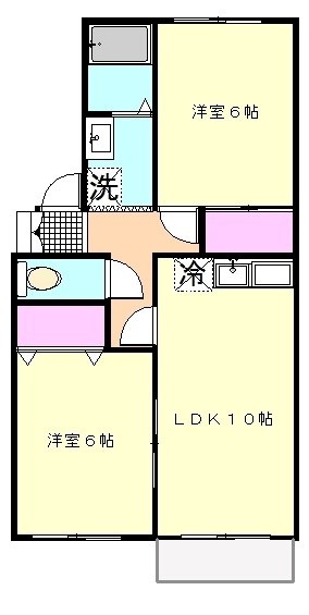 メゾンソレイユＡ 間取り図