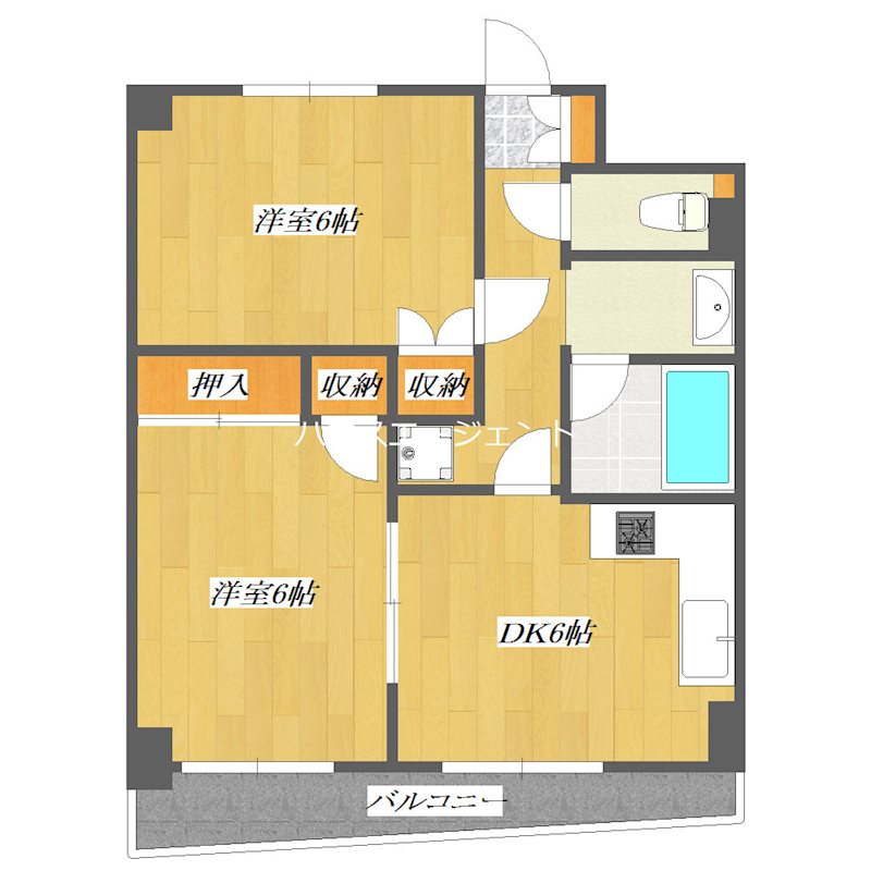 カインドネスコーポ 間取り図