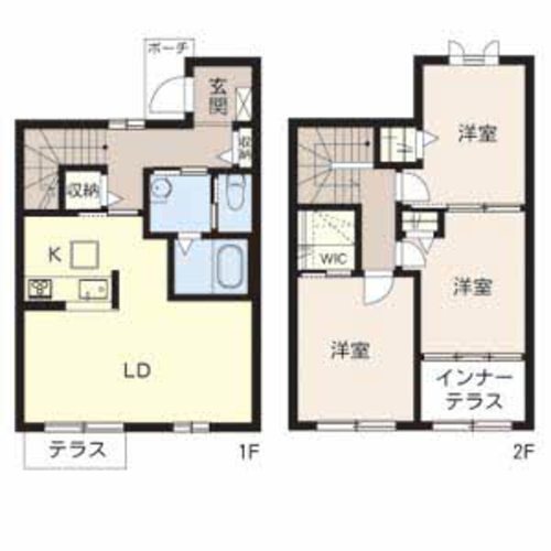 樵風館　Ａ棟 間取り図