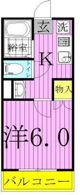 フェニックス柏 208号室 間取り