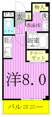 カーサエテルノ 102号室 間取り