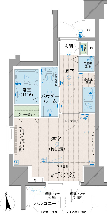 メインステージ浅草橋 間取り