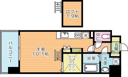 セフィロト（SEPHIROT） 405号室 間取り