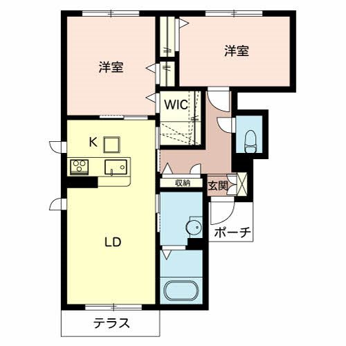 シャーメゾンいろはⅢ 間取り図