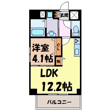 GRANDUKE新栄 間取り図