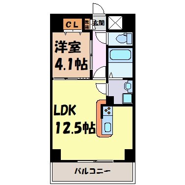 GRANDUKE新栄 間取り図