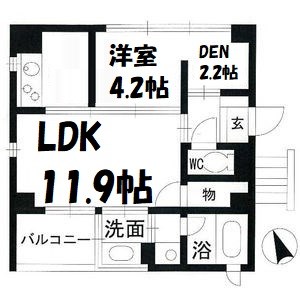 パークホームズ覚王山ＥＡＳＴ 間取り図