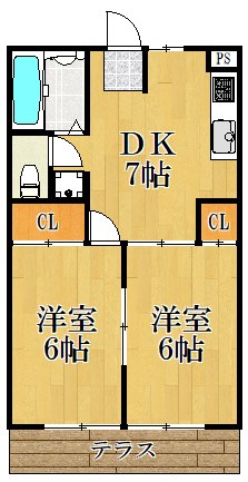 サマックスプログレス 103号室 間取り