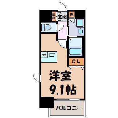 プレサンス名古屋STATIONビーフレックス 間取り図