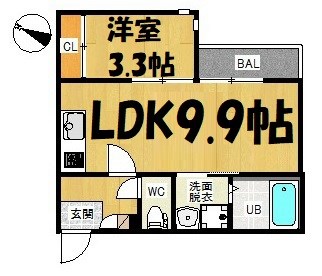 GRANDTIC平安通 間取り図