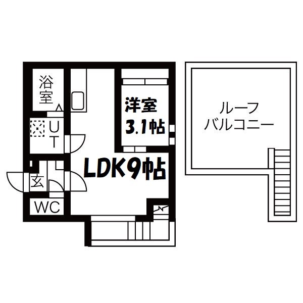 GRANDTIC平安通 間取り図