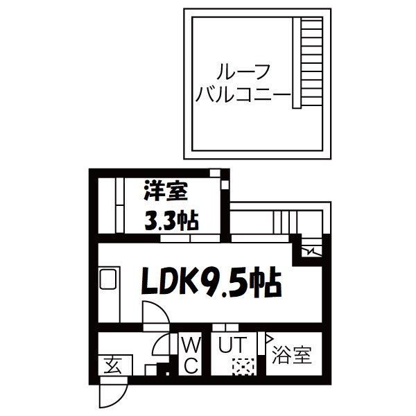 GRANDTIC平安通 間取り図