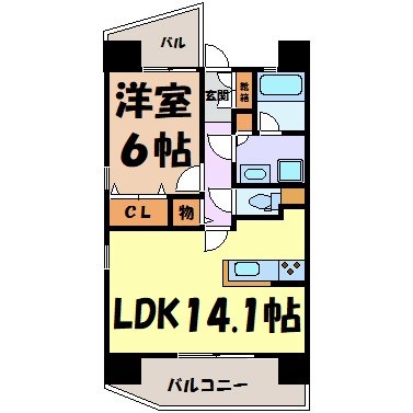 上前津ライズ 間取り図