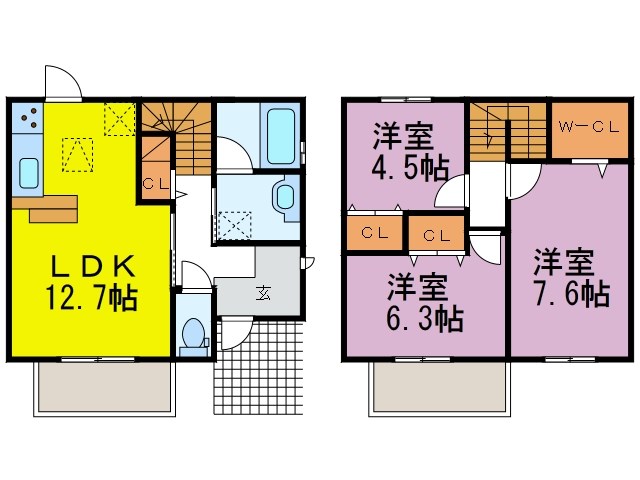 Casa Comorebi 間取り図