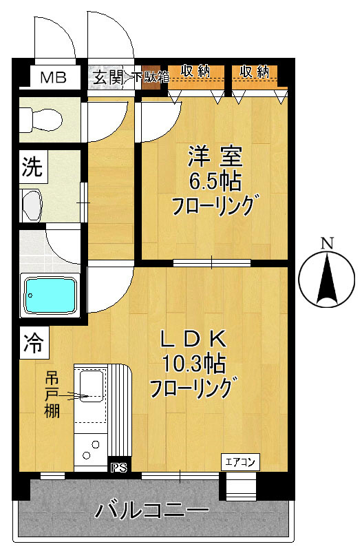 ソレイユ・ハイム 202号室 間取り