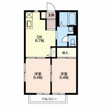 フレグランスヴィラ Ａ棟 間取り