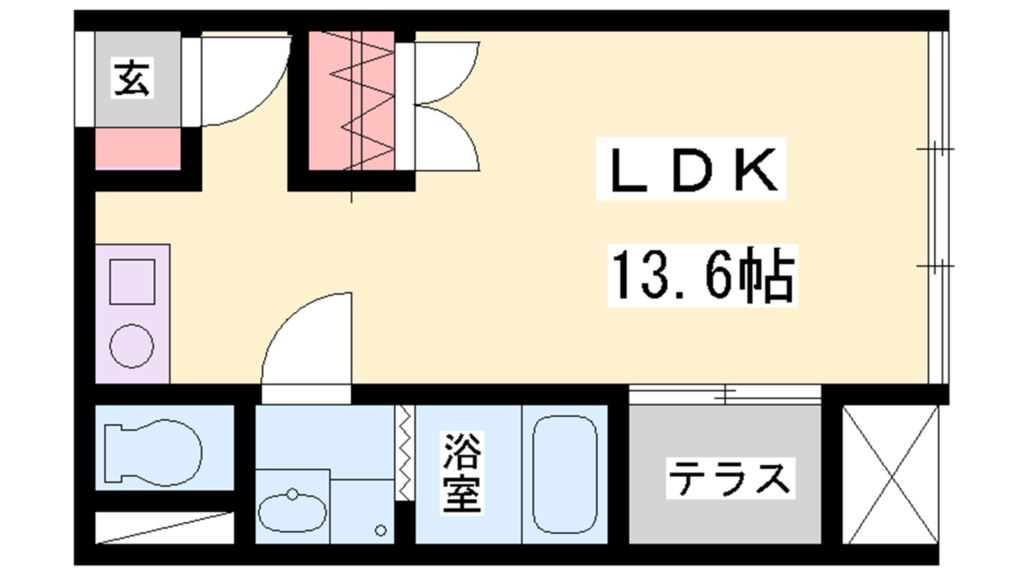 ソレイユ平野 間取り図