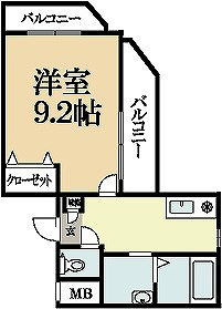 コンフォルト小倉 間取り