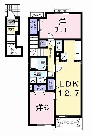 エテルノ・ヴィスキオ 間取り図