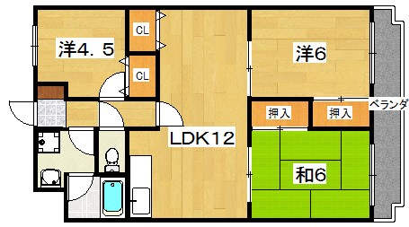 セレコート枚方 間取り