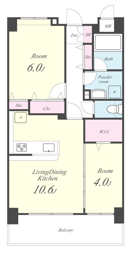 フェリチッタ川口 間取り図