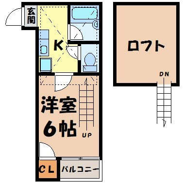 Ｋｓｐａｃｅ東別院 間取り図