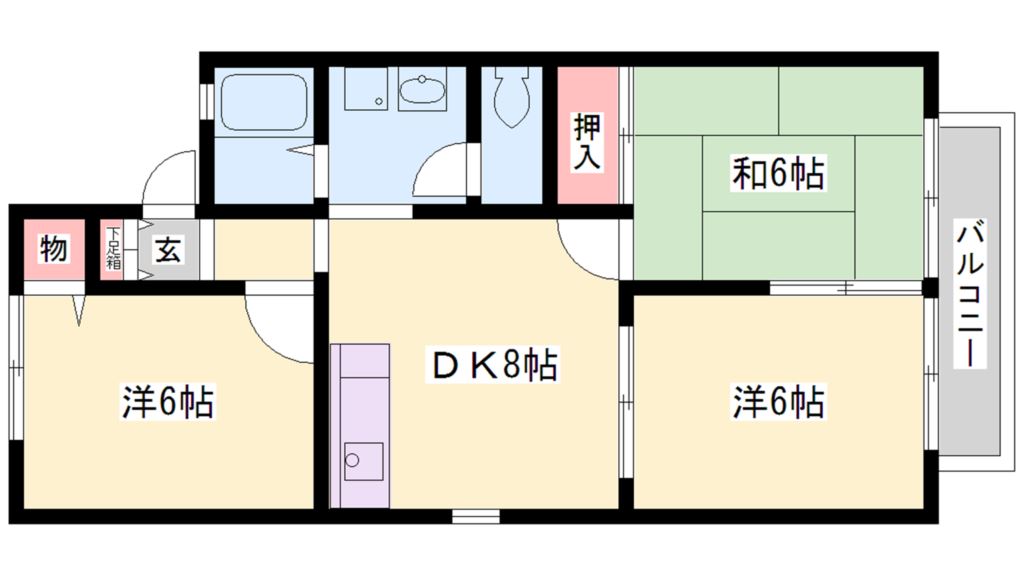 プリシェールI  間取り図