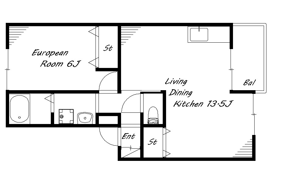 サニーコートI 間取り図