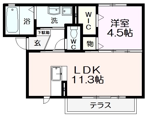 シルトクレーテ　ボナールⅡ 間取り