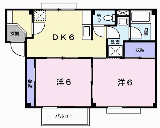 ドミールⅠ 間取り図