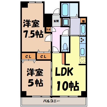 クラシタイヤー丸の内 間取り図