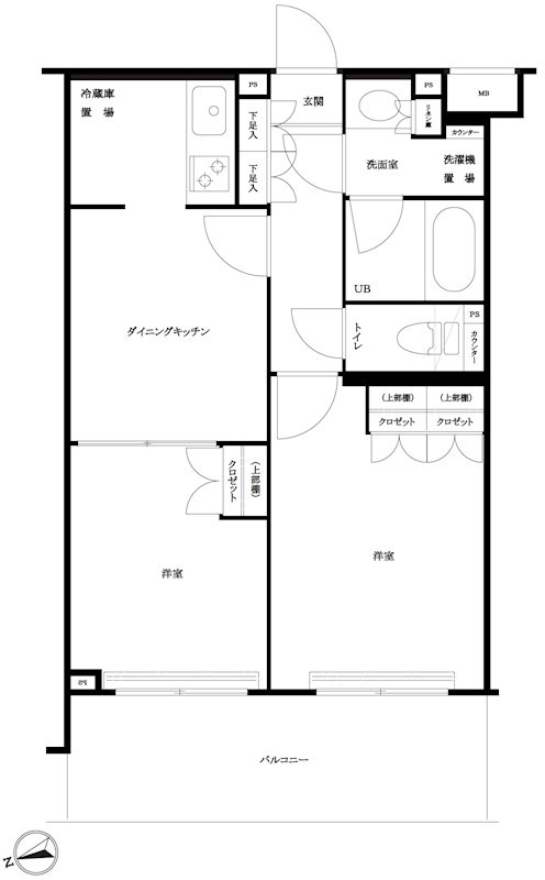 ルーブル大森西 間取り図