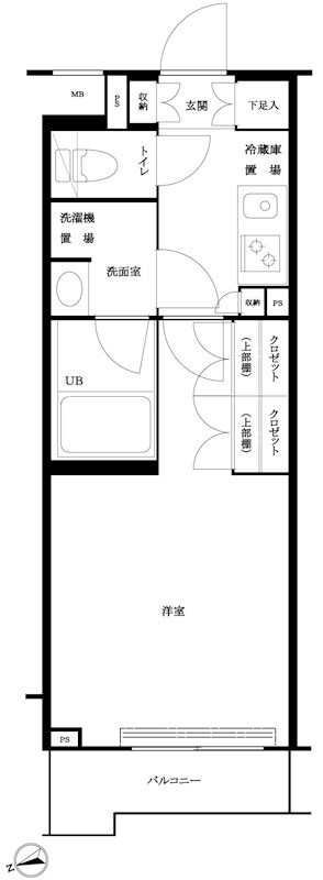 ルーブル大森西 間取り図