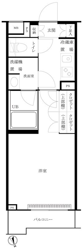 ルーブル大森西 間取り図