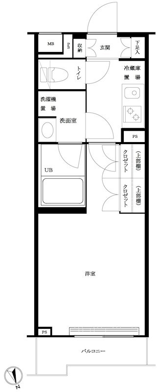 ルーブル大森西 間取り図