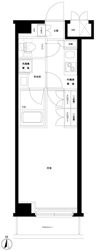 ルーブル蒲田南七番館 間取り図