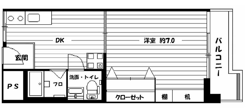 新谷町第２ビル 間取り