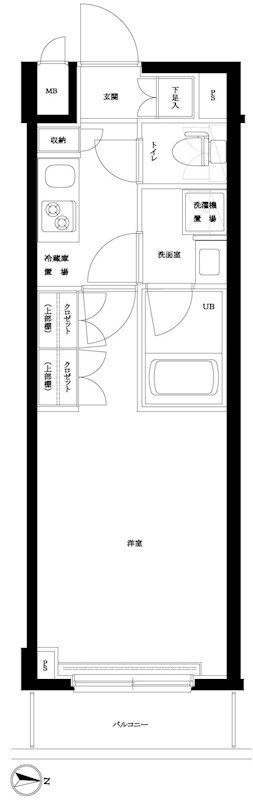 ルーブル蒲田南七番館 間取り図