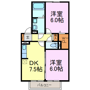 エスポワール　Ｃ 間取り図