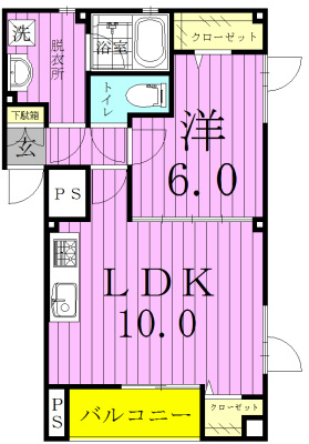301号室 間取り