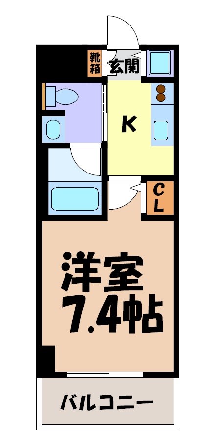 カーサビアンカ黒川 間取り図