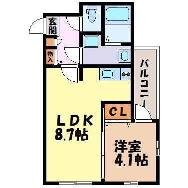 MOVE山王WEST 間取り図