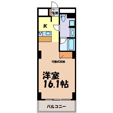 スクエア名駅南 間取り図